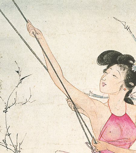 利辛-胡也佛的仕女画和最知名的金瓶梅秘戏图